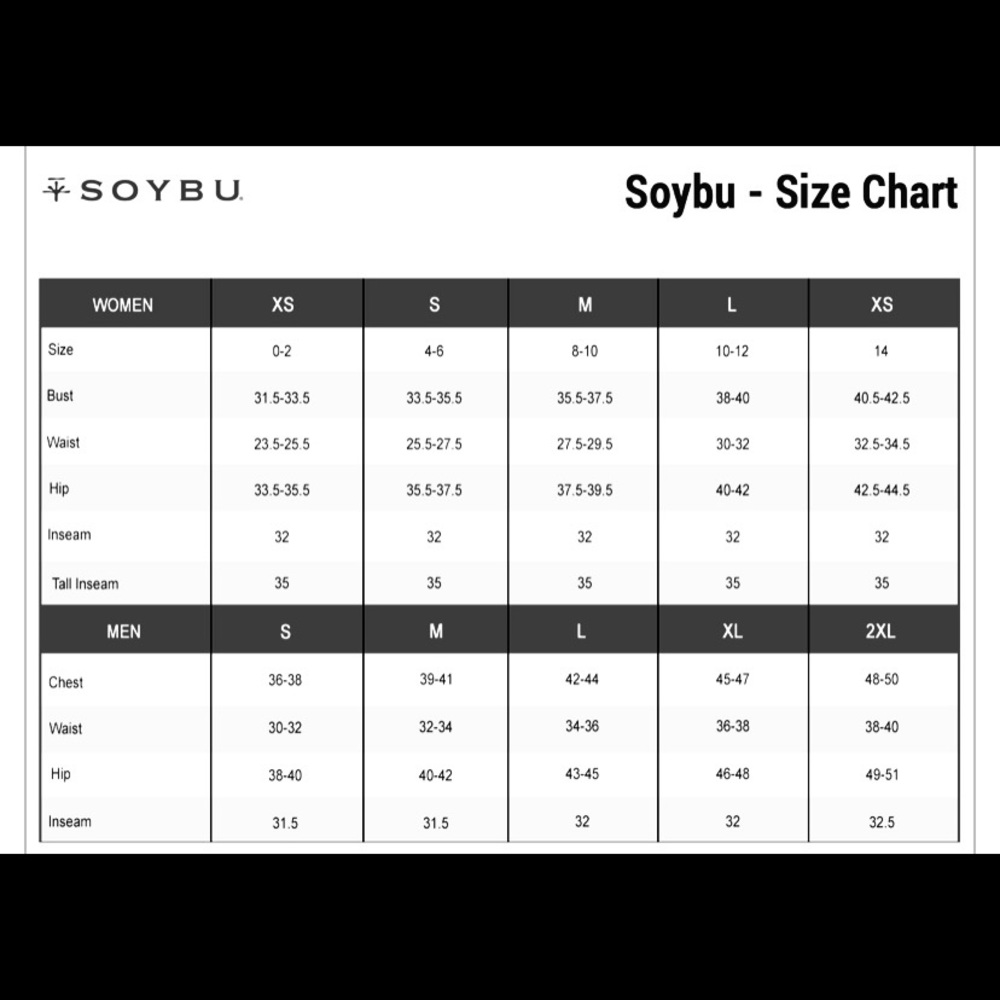 πͺ3/$35 SOYBU Lotus Fit Grey and Black Pattern Yoga Leggings-S - Picture 10 of 16